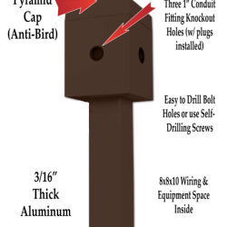 Alternative view of "Birdhouse" Mounting Platform