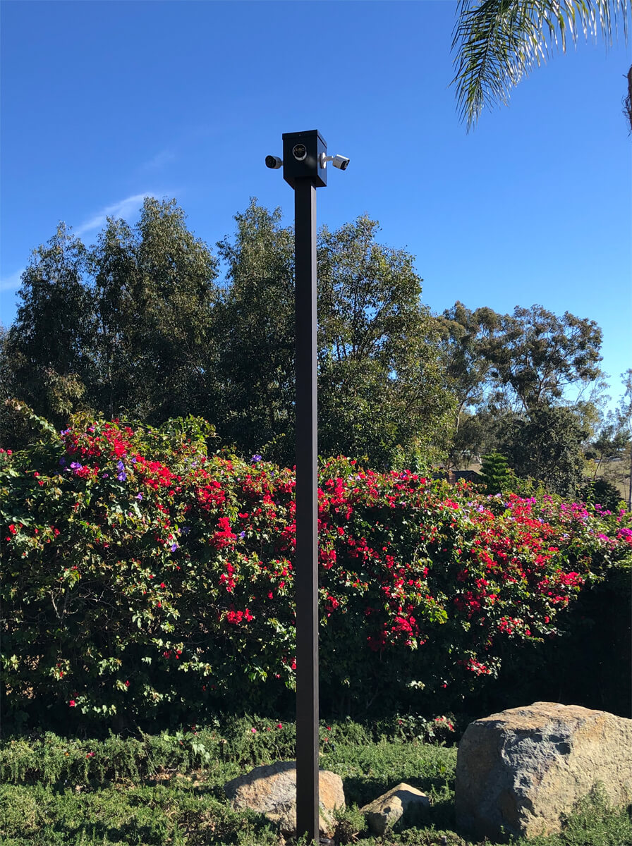 12 foot security camera pole