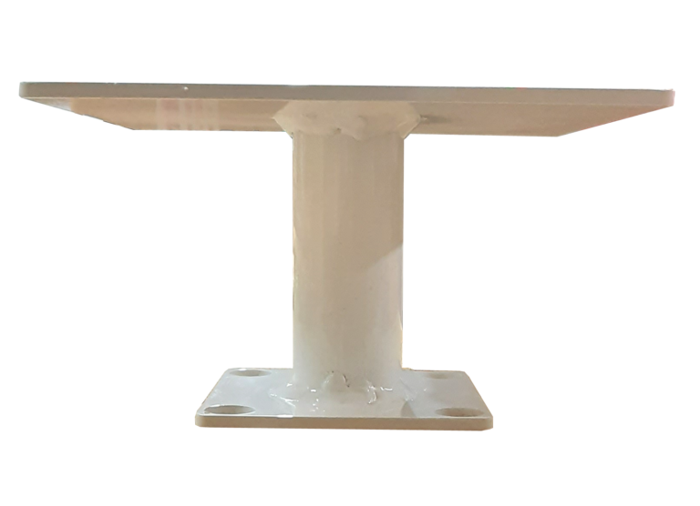 8" Square Pedestal (for Pole Top) - Image 3