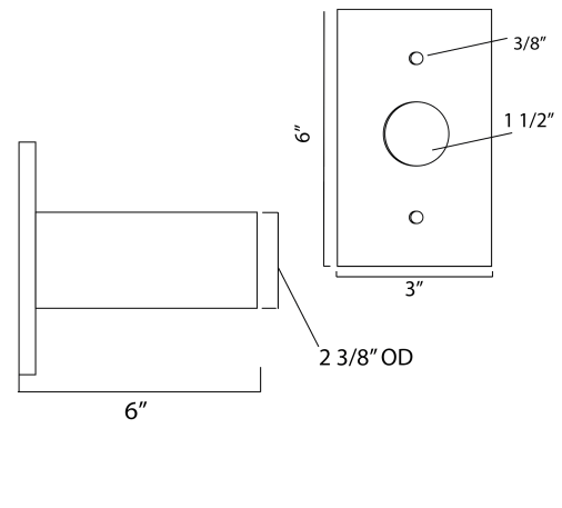 6" Horizontal Tenon - Image 2