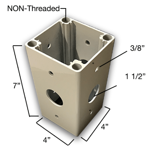 Pole Top Mounting Pedestal - Image 4