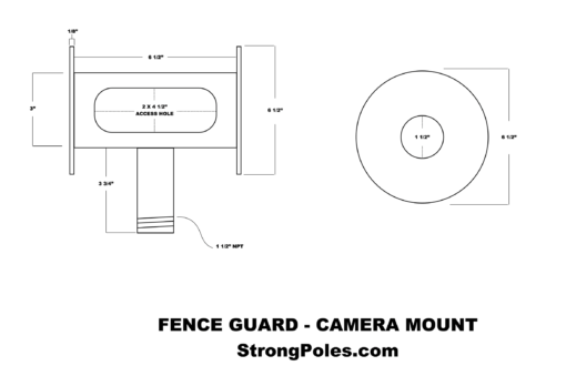 FenceGuard Camera Mount Drawing