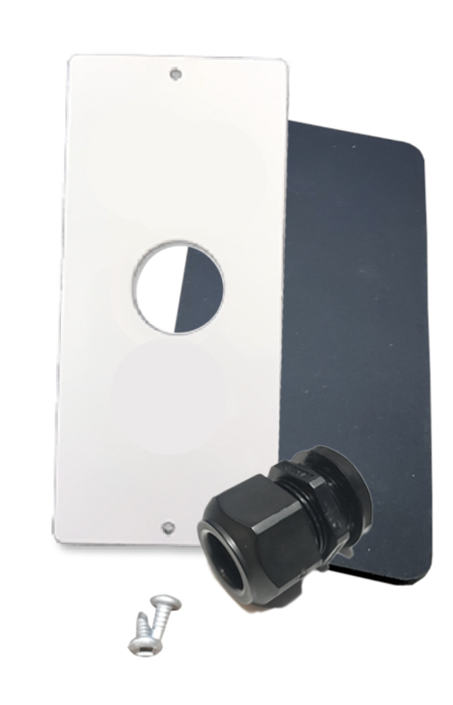 Hand Hole Cover for Swiss Cheese Pole with 2 Screws - Image 3