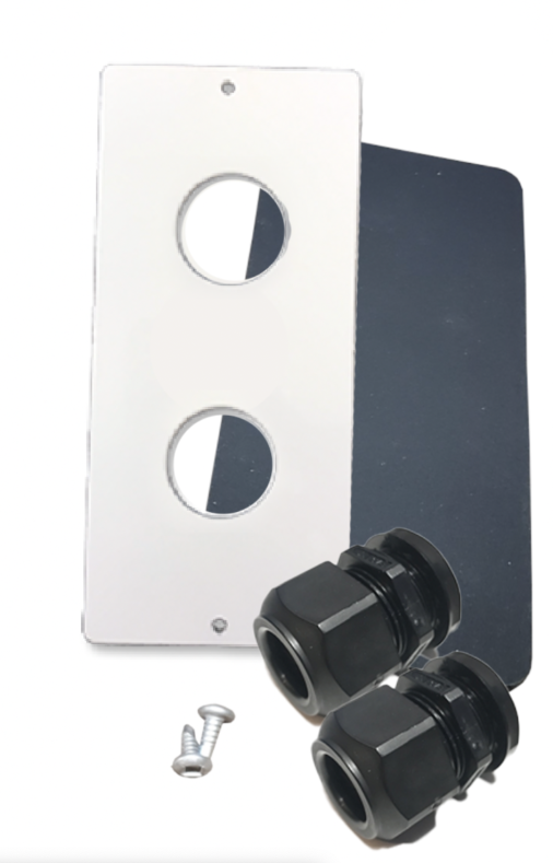 Hand Hole Cover for Swiss Cheese Pole with 2 Screws - Image 2