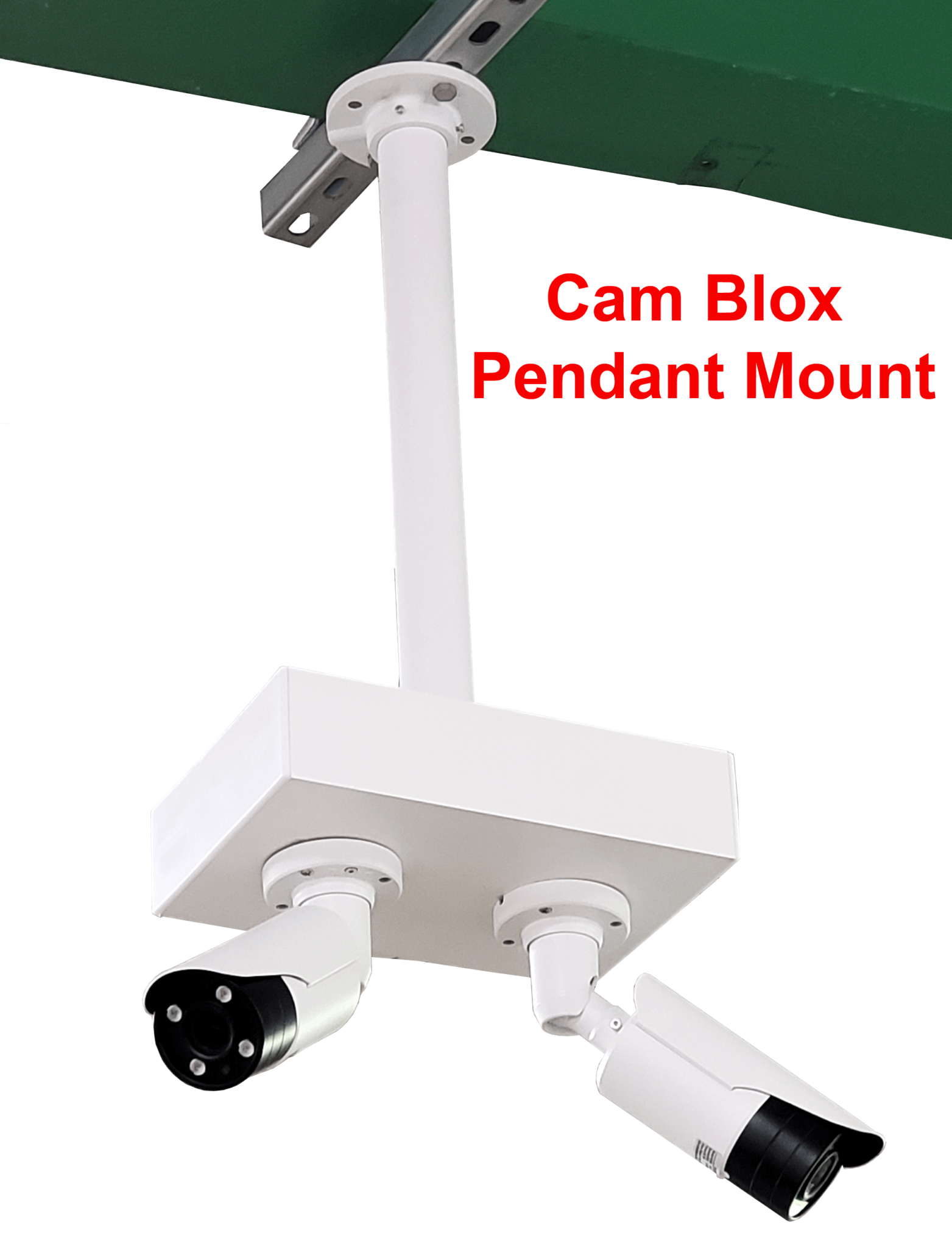 security camera poles with the ability to add lighting,