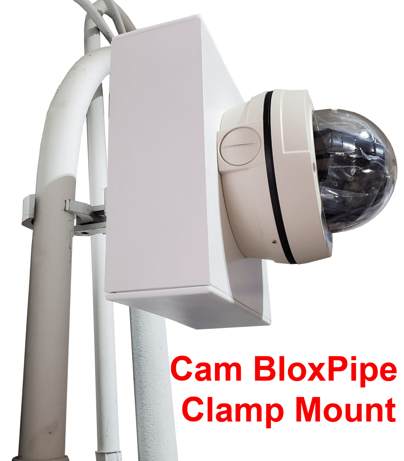 security camera poles with the ability to add lighting,