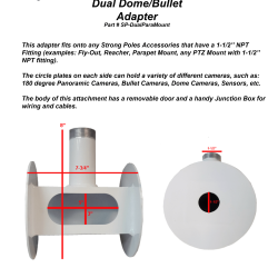 Dual Dome/Bullet Adapter