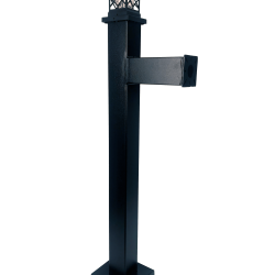 Heavy Duty Architectural Keypad Reader Pedestal with solar light