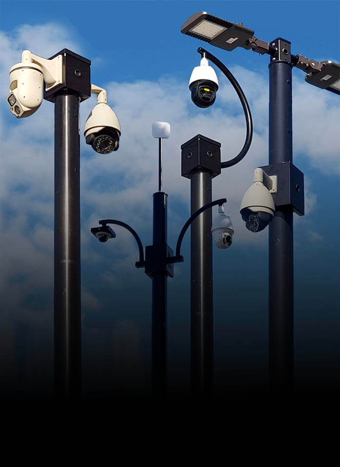 Security Camera Poles