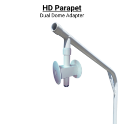 hd parapet with dual dome adapter