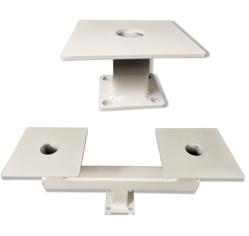 8" Square Pedestal (for Pole Top)