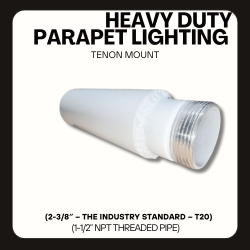 Heavy Duty Parapet Lighting Tenon Mount