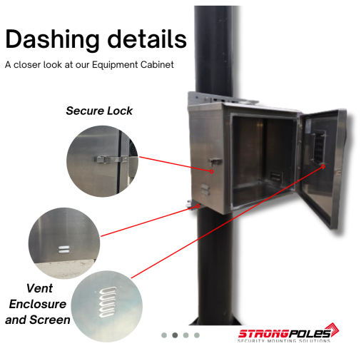 Aluminum Equipment Cabinet dashing details