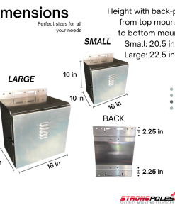 Aluminum Equipment Cabinet dimensions