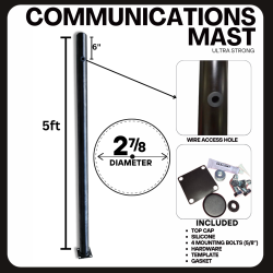 5ft Communication Mast