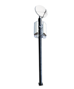 5ft Communication Mast with antennas attached