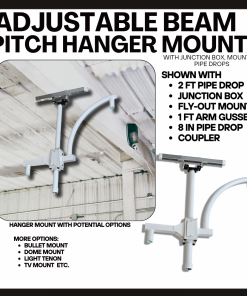 Adjustable Beam Pitch Hanger Mount