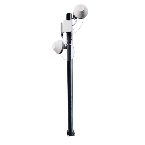 5ft Communication Mast with antennas attached