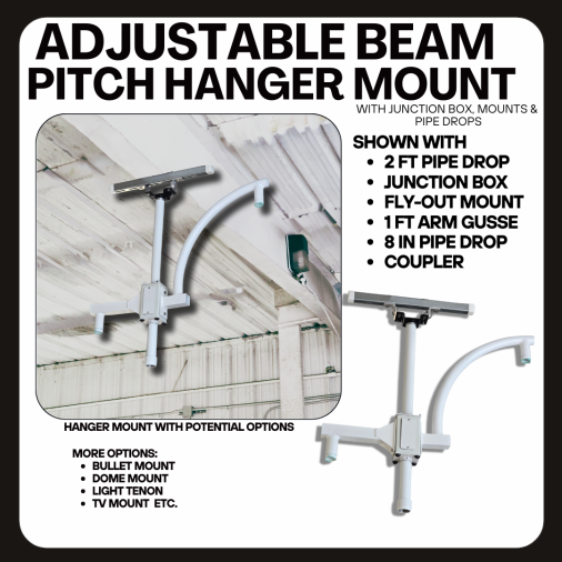 Adjustable Beam Pitch Hanger Mount