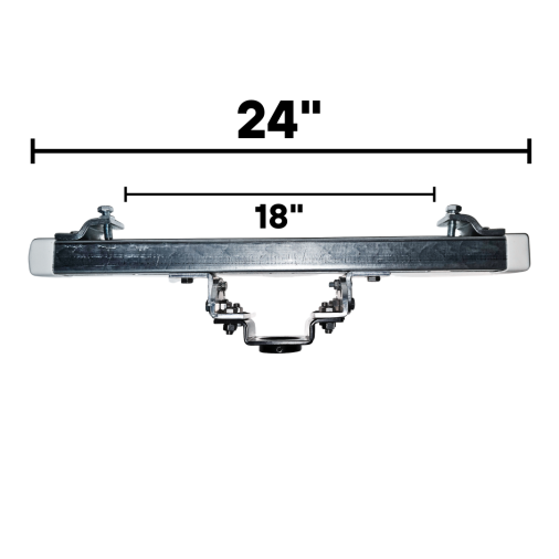 Adjustable beam pitch hanger mount