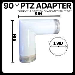 90 degree ptz adapter