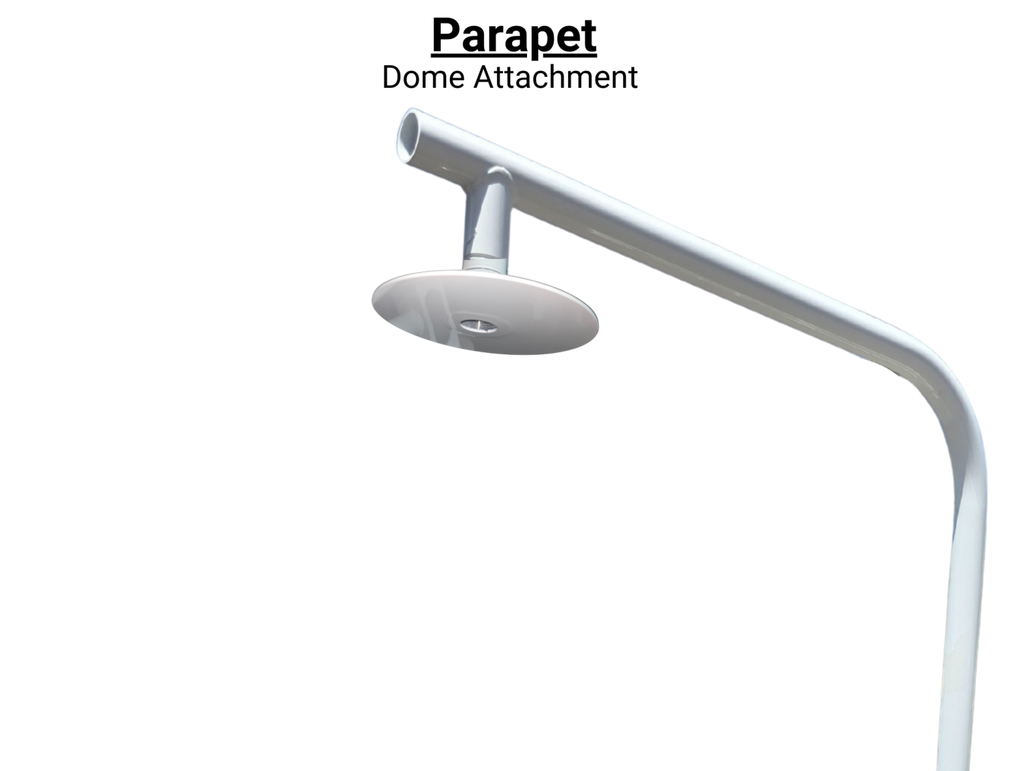 parapet with dome attachment