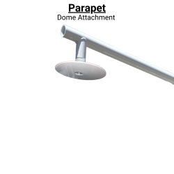 parapet with dome attachment