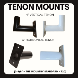 Tenon Mount for LED Lighting