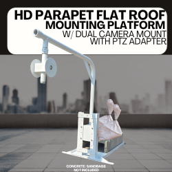 HD Parapet Wall Mount Flat Roof Mounting Platform