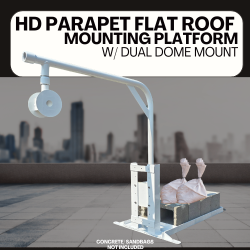 HD Parapet Wall Mount Flat Roof Mounting Platform