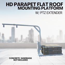 HD Parapet Wall Mount Flat Roof Mounting Platform