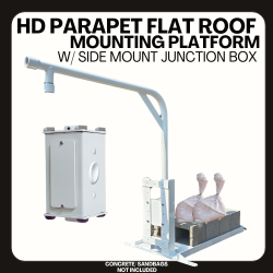 HD Parapet Wall Mount Flat Roof Mounting Platform