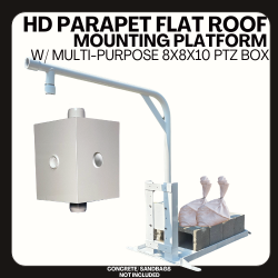 HD Parapet Wall Mount Flat Roof Mounting Platform