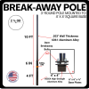 BreakAway strongpoles specs